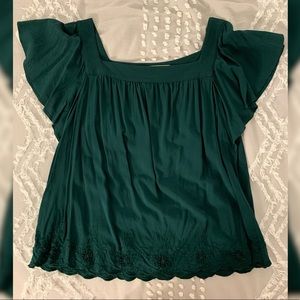 LOFT Square Neck Blouse